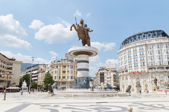 Macedonia Square, Skopje