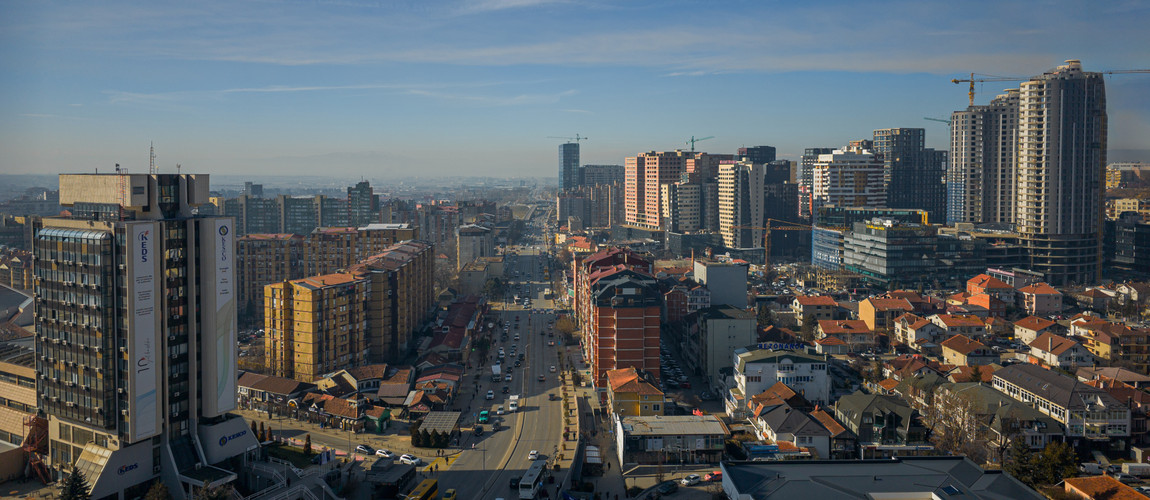 Pamje panoramike e Prishtinës