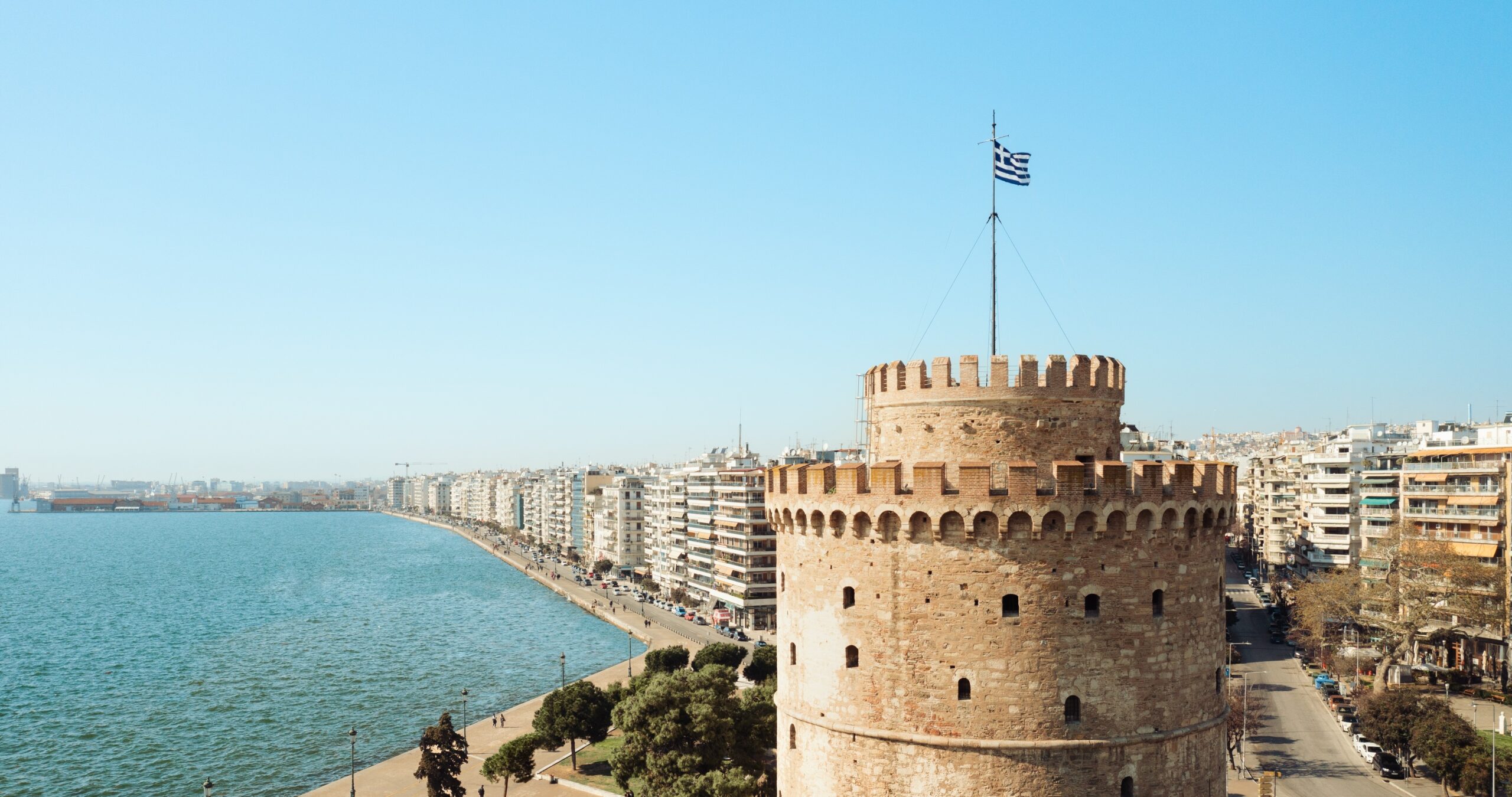 The iconic landmark: White Tower of Thessaloniki 