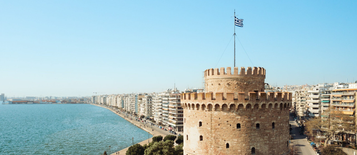 The iconic landmark: White Tower of Thessaloniki