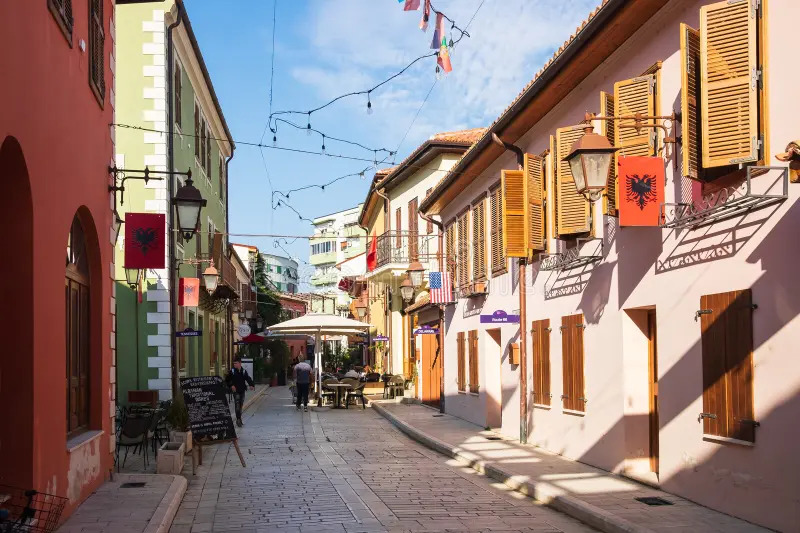 Një pamje e Qytetit të Vjetër të Vlorës.