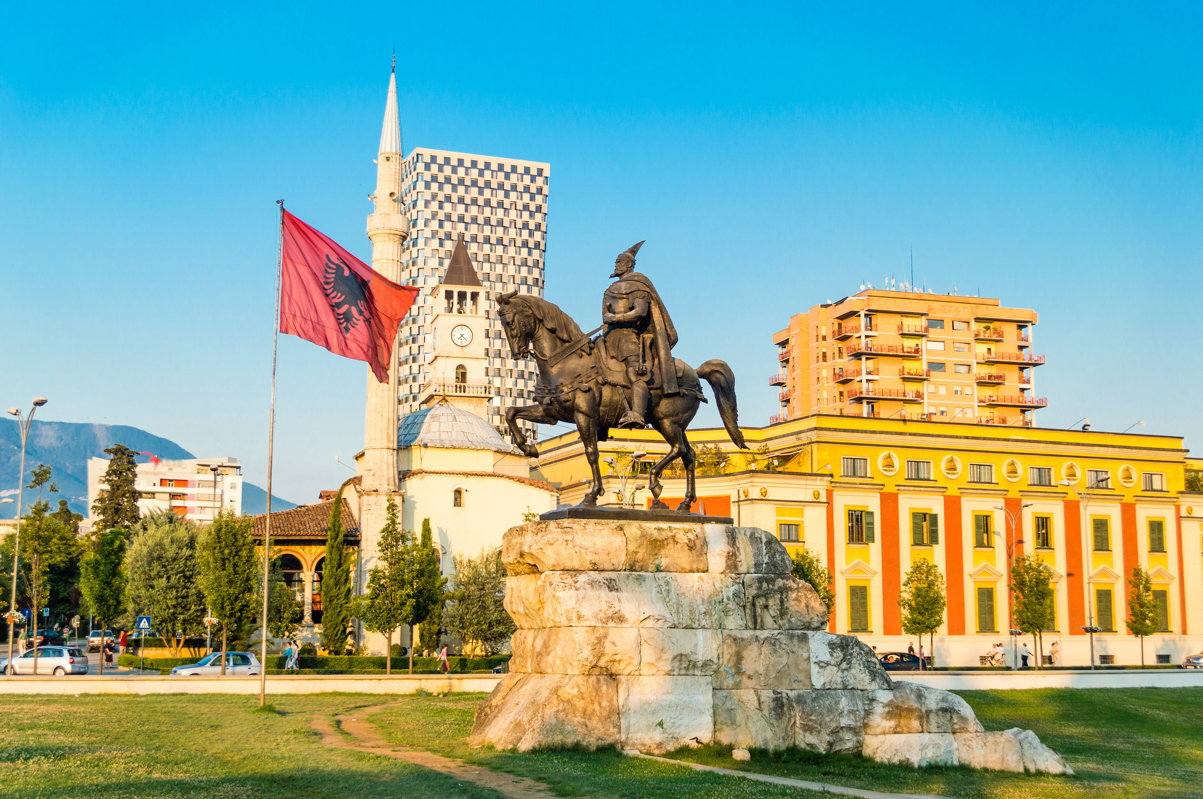 Skanderbeg Square Statue